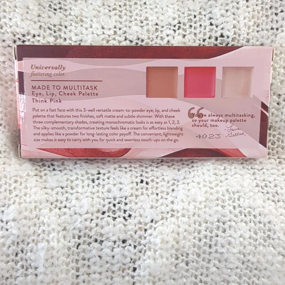 Laura Geller Multitasking Cream to Powder Trio in Think Pink, 8g/0.30oz